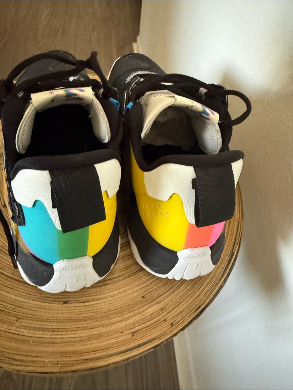 Nike Air Jordan Delta 2 SP Black and White base with Vibrant multicolor - Picture 4 of 8